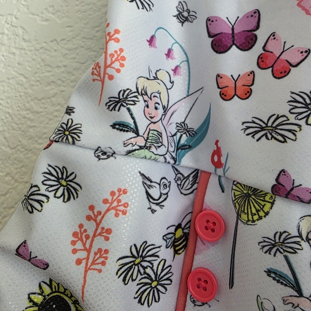 Authentic Disney Animators Collection Kids Swim One Piece - White and Pink - Picture 6 of 8